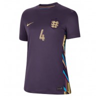 England Declan Rice #4 Replica Away Shirt Ladies Euro 2024 Short Sleeve